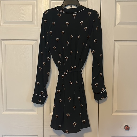 Black K/Lab Button-Up Sleep Dress - Picture 7 of 9